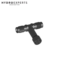 The Bucket Company Female Barbed Tee - 12.7MM (1/2”) FPT w/ 19MM ( 3/4”) Barb Dropdown Tee