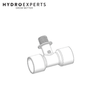 The Bucket Company Male Fitting - 1/2″ MPT Tub Tee Fitting to 1″ PVC