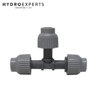 Autopot T-joint with Screw Caps - 13MM | For AutoPot System