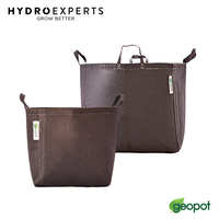 GeoPot Black with Self-Supporting Handles - 19L 26L 38L 57L 76L 114L 170L