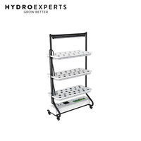 Pro Leaf Vertical Hydroponics Grow System - 1M | w/ Irrigation Water Pump & Timer & LED Bars