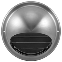 Fantech Dome 304 Stainless Steel External Wall Vent - 100MM / 125MM / 150MM | BAL 40