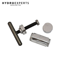 Piranha Aluminum Pollen T Press - 5" Inch | Aircraft Grade Aluminum