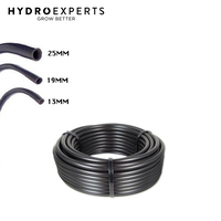 Polytube Black Tube Irrigation Fitting Hose - 25MM | [Length: 30M]