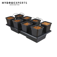 Nutriculture Wilma Drip Irrigation Kit - Wide Extra Large | 8x18L Pot |180L Tank | Drip System