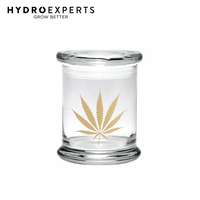 420 Science LG Pop Top Jar Herb Storage - 200ML | Medium | Gold Leaf