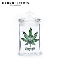 Stash Jar Sticky Rick - 150ML | Clear Glass Jar | Herb Storage