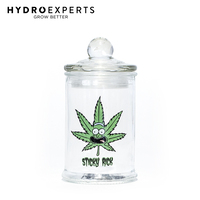 Stash Jar Sticky Rick - 370ML | Clear Glass Jar | Herb Storage