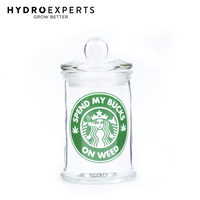 Stash Jar Spend My Bucks - 150ML | Clear Glass Jar | Herb Storage
