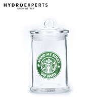 Stash Jar Spend My Bucks - 370ML | Clear Glass Jar | Herb Storage