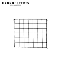 Elastic Trellis Netting  - 3 x 3FT / 3 x 4FT | Grow Tent | Anti-Rust "S" Hooks