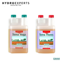 Canna Terra Vega + Flores - 2 x 1L Set | Hydroponics 1-part Base Nutrient