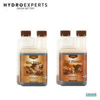 Canna Bio-Vega + Bio-Flores - 2 x 250ML | Bio Vega Flores Organic Nutrient