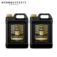 Byron Bay Gold Flower A & B Base Nutrient - 2 x 1L / 2 x 5L / 2 x 20L