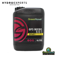 Green Planet Micro - 1L / 5L / 25L / 207L | 3-Part Base Nutrient | NPK 5-0-1