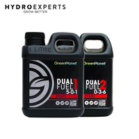 Green Planet Dual Fuel - 1L / 5L / 20L / 207L Set | 2-Part Base Nutrient