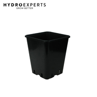 Flood Drain Square Plastic Pot - 7L | 20CM (W) x 20CM (L) x 23CM (H)