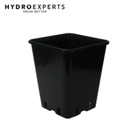 Flood Drain Square Plastic Pot - 11L | 23CM (W) x 23CM (L) x 27CM (H)