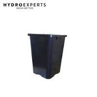 Black Square Pot Bucket - 24L | Diameter 290MM | Height 400MM