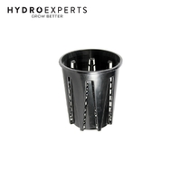 Anti-Root Spiral Round Garden Black Pot - 1.6L | Diameter: 143MM Height: 150MM