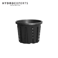 Anti-Root Spiral Round Garden Black Pot - 10L | Diameter: 300MM Height: 230MM