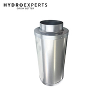 Inline Duct Muffler 150MM (6" Inch) | Noise Sound Reducer | Fan Silencer