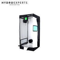 BudBox PRO Pro-White Tent - 75 x 75 x 160CM | White | Indoor Grow Tent