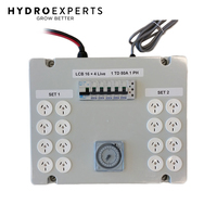 SeaHawk Heavy Duty Light Timer - 16 Outlet + 4 Live | 12000W 80A LMU Australia