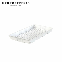 X-Trays Flood & Drain Table Tray - 100CM x 195CM x 18CM | 3 x 6 ft | White