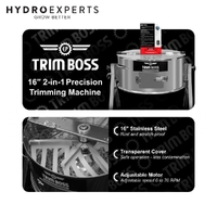 EP Trim Boss 2-In-1 Precision Trimming Machine - 16 Inch Trimmer | Stainless Steel