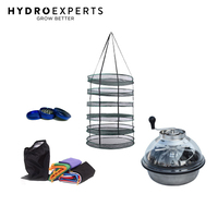 16" Inch Leaf Bud Trimmer + 8x1 Gallon 4L Bubble Bags + Herb Dry Rack + Grinder