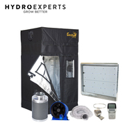 Hydro Experts Ultimate Kit Builder for 90CM x 90CM Tent w/ LED Lights