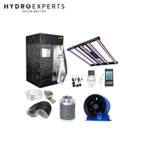 Gorilla Ultimate Grow Tent LED Package - 122x122x(213-244)CM | Zeus 465W Pro 2.9 | 6" Fan/Filter
