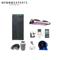 Hydro Experts Ultimate Package - 120x120x230CM | Solar System 550 | 6" Fan/Filter Kit
