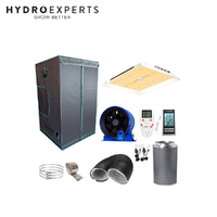 Hydro Experts LED Ultimate Package - 80x80x180CM | Mars TS 1000 | 6" Fan/Filter Kit