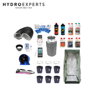 Hydro Experts Ultimate Package - 120x120x230CM | Solar System 550 | 6" Fan/Filter Kit