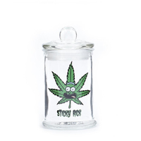 Stash Jar Sticky Rick - 150ML | Clear Glass Jar | Herb Storage