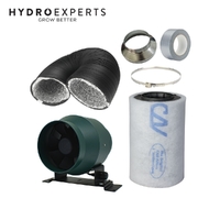 Headwind HVC EC 125MM (5" Inch) Fan + Can Filter 150PL Carbon Filter + 5M Duct