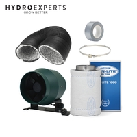 Headwind HVC EC 200MM (8" Inch) Fan + Can Filter 1000 Carbon Filter 200 x 500MM + 5M Duct