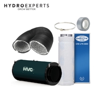 Headwind HVC Silenced EC 315MM (12" Inch) Fan + Can Filter 2500 Carbon Filter 315 x 1000MM + 5M Duct