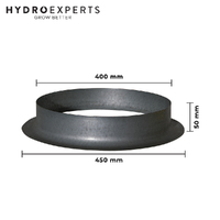 Can Filter Metal Flanges - [Size: 355MM (14" Inch)]
