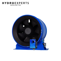 Phresh Hyperfan EC Fan v2 w/ Controller - 150MM (6") | 330CFM | Speed Adjustable