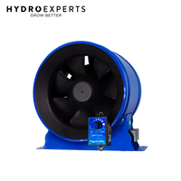 Phresh Hyperfan EC Fan v2 w/ Controller - 200MM (8") | 725CFM | Speed Adjustable