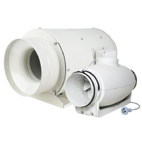 Fantech TD Silent In-Line Duct Mounted Fan - 250MM (10" Inch) | 197W | 1270 M³/H