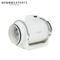 Fantech TD Evo Var Dual Control In-line Duct Mounted EC Fan w/ Run-On Timer - 250MM (10" Inch) | 181W | 1400 M³/H | IP44