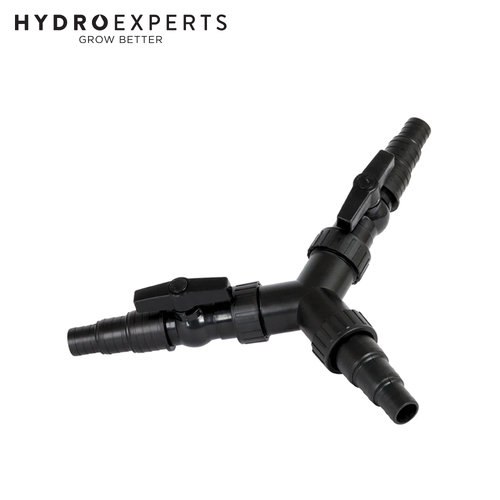 PondMAX Y Piece Connector - For 25MM / 32MM / 40MM Pond Hoses