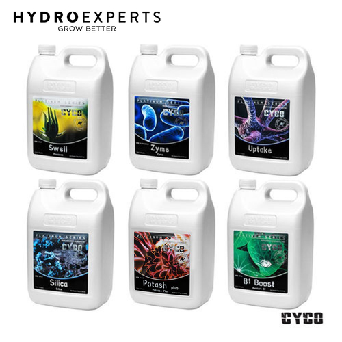 Cyco Platinum 5L Pro Kit Bloom - Swell + Potash + Silica + Zyme + B1 Boost + Uptake