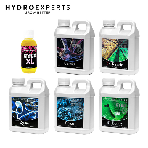 Cyco Platinum 1L Pro Kit Growth - Silica + Zyme + B1 Boost + Dr Repair + Uptake + XL