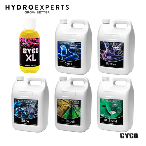 Cyco Platinum 5L Pro Kit Growth - Silica + Zyme + B1 Boost + Dr Repair + Uptake + XL