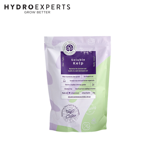 Organic Gardening Solutions Soluble Kelp - 250G | NPK: 1:4:15 | Boost Plant Health 